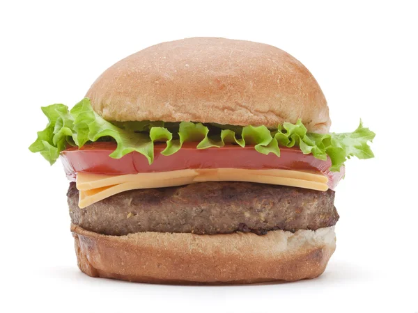 Dvojitý sýr burger — Stock fotografie