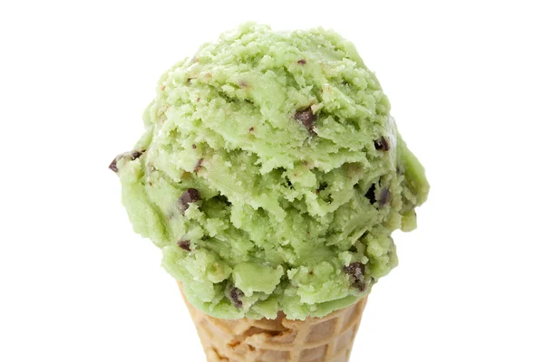 新鮮なミントのアイスクリーム — ストック写真