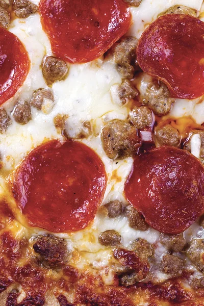 Orijinal İtalyan biberli pizza — Stok fotoğraf