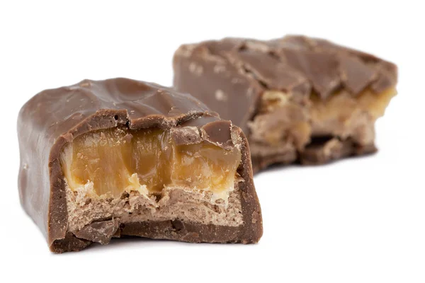 Macro shot of chocolate bars — Stock Photo, Image