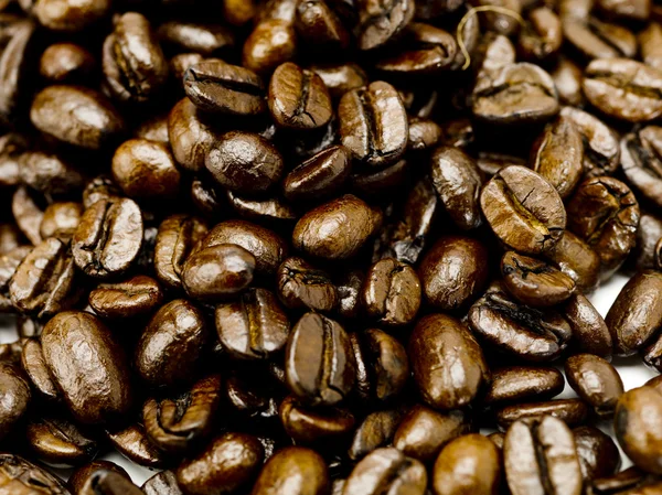 Kaffeebohnenstapel — Stockfoto