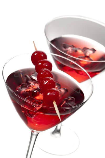 Cocktail cerises boisson — Photo