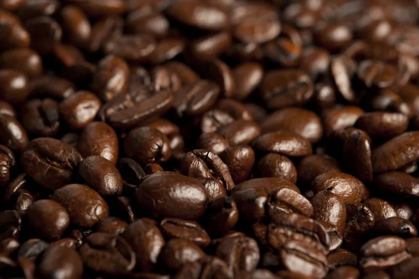 Kaffeebohnenstapel — Stockfoto