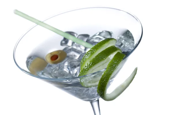Vodka en una copa de martini —  Fotos de Stock