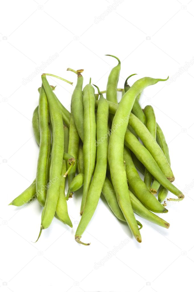 String beans isolated