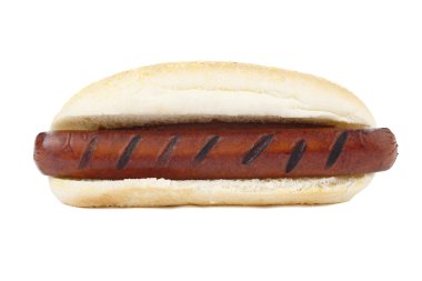 Hot dog sandwich clipart