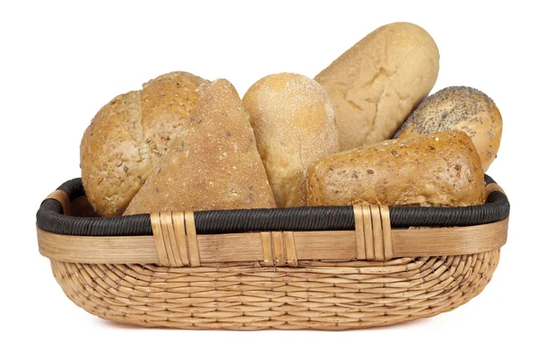 Blandade brödkorg — Stockfoto
