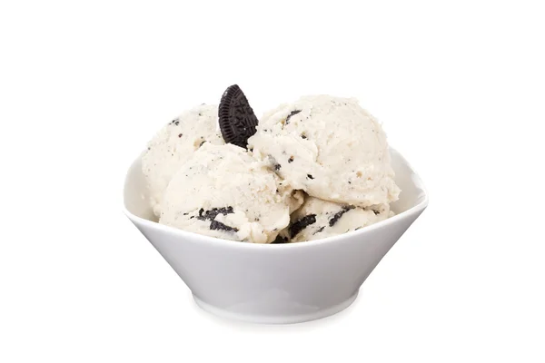 クッキー ＆ クリーム アイス クリームのボウル — ストック写真