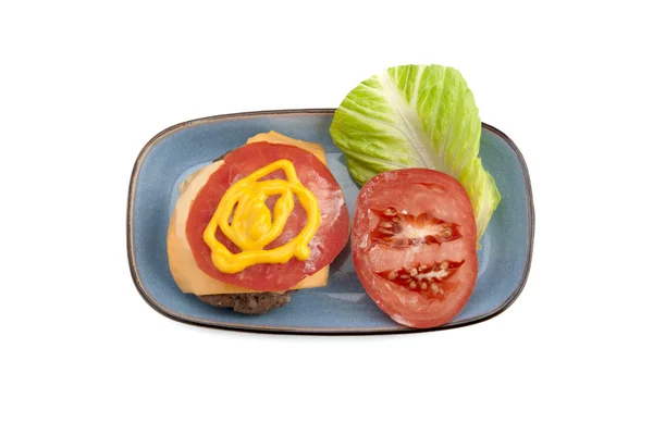 Hamburgerové ingredience — Stock fotografie