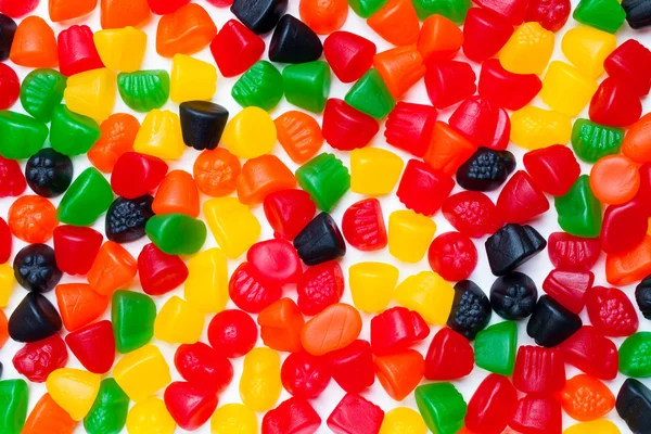 Close up of hard jelly candies — Stock Photo, Image