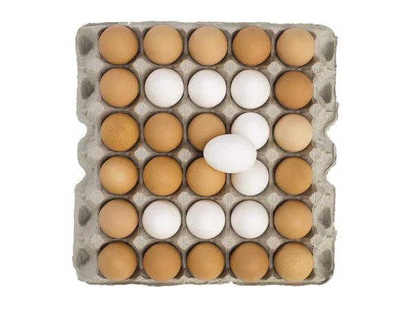 Ägg bildar nummer tre — Stockfoto