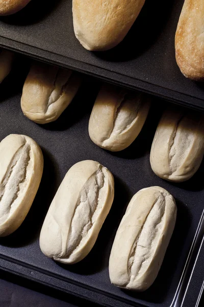 Vers gebakken broodjes — Stockfoto