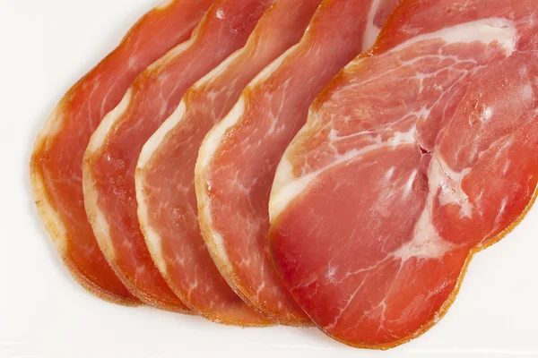Fresh cut of ham — Stock Photo, Image