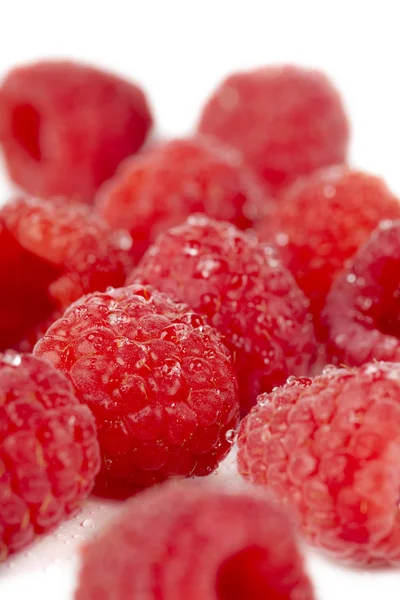 Fresh raspberry fruits — Zdjęcie stockowe