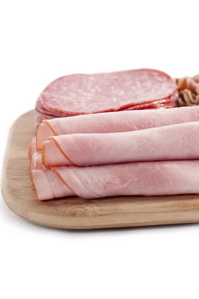 Ham slices — Stock Photo, Image