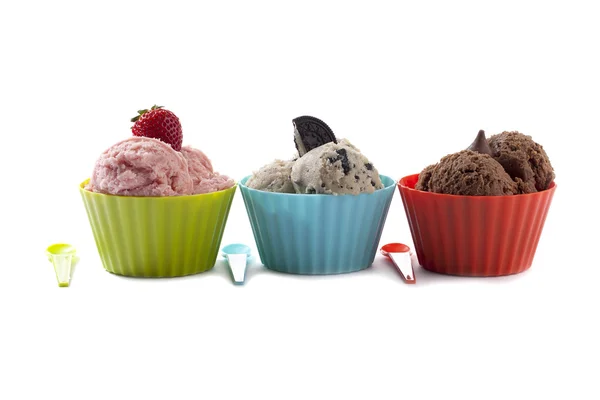 Flavorful ice cream — Stock Photo, Image