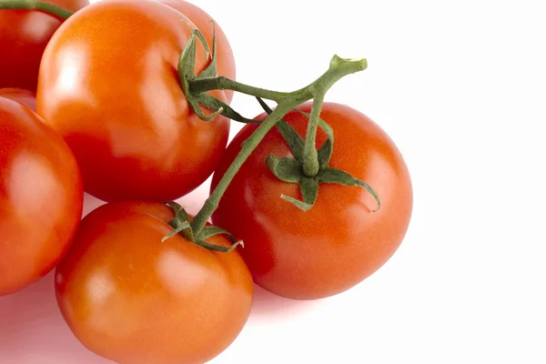 Kupie czerwone pomidory — Zdjęcie stockowe