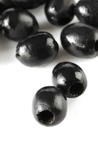 Makro obraz ob czarne oliwki — Zdjęcie stockowe