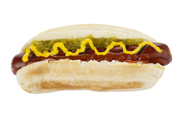 Kanapka z hot dogami — Zdjęcie stockowe