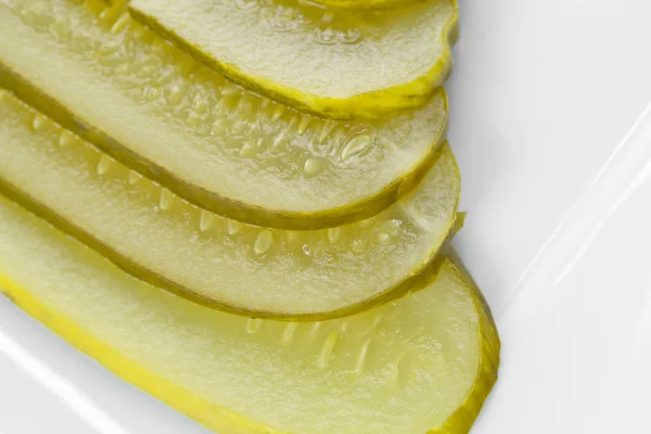 Sliced pickles — Stock Photo, Image