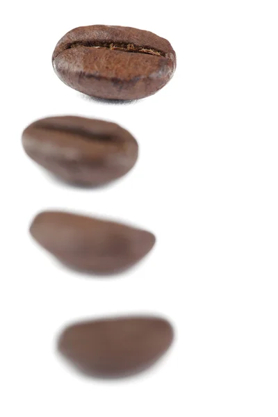 Four coffee beans — Stock Photo, Image