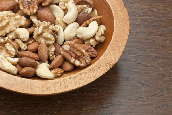 Gourmet assorted nuts — Stock Photo, Image