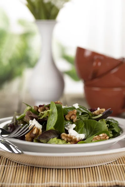 Assiette de délicieuse salade de légumes — Photo