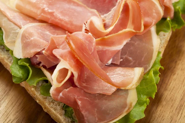 Prosciutto sandviç — Stok fotoğraf