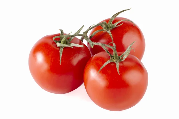 Tres tomates cherry — Foto de Stock