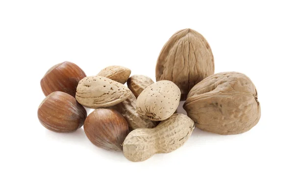 Орех и арахис — стоковое фото