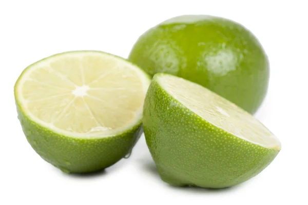 Slices of lime fruit — Stock Photo, Image