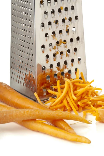Strofinare carote e grattugia — Foto Stock