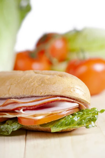 Pie sándwich largo — Foto de Stock