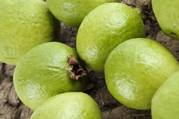 Zugeschnittenes Bild der Guave lizenzfreie Stockfotos