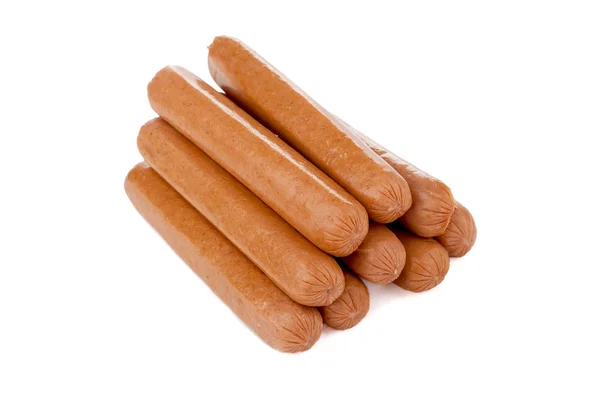 Gegrillte Hotdogs Stockbild