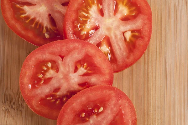 Plátky rajčat Stock Obrázky