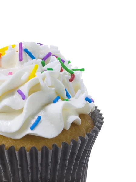Vanilla cupcake Royalty Free Stock Images