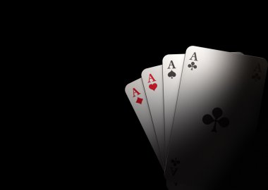 Poker cards clipart