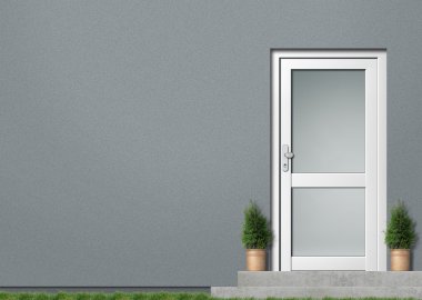 Entrance grey clipart