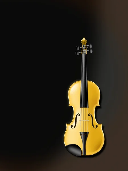 黄金のヴァイオリン — ストック写真