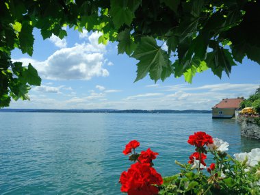 Lake Constance in Meersburg clipart