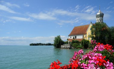 Wasserburg with St. Georg Church clipart