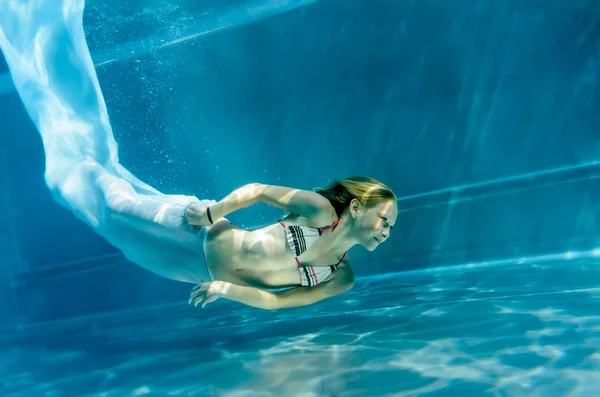 Zábava, potápění — Stock fotografie