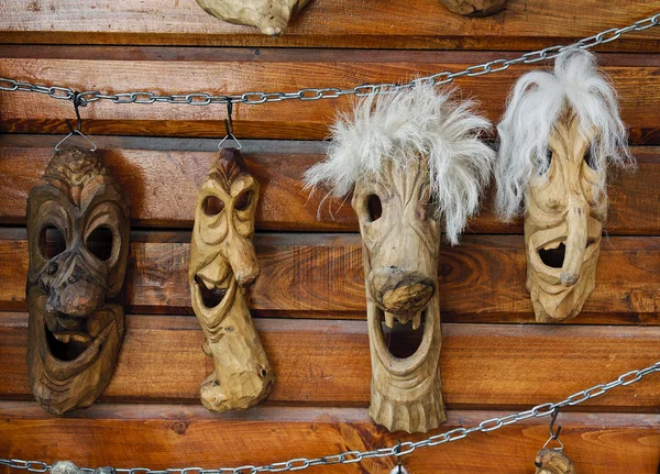 Masken auf dem Markt — Stockfoto