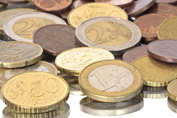 Monety euro z Europy — Zdjęcie stockowe