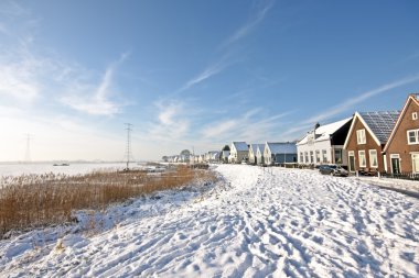 Traditional dutch village Durgerdam in the Netherlands