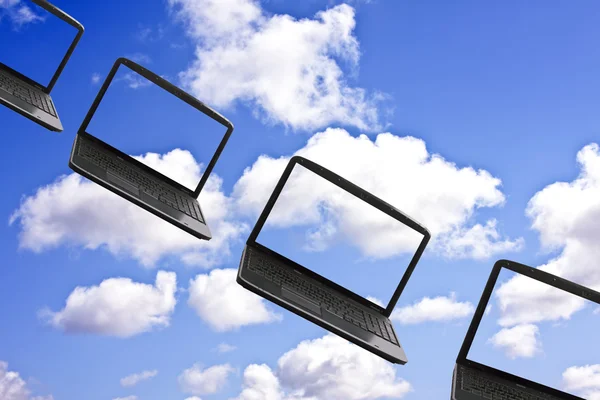 Cloud computing teknik koncept — Stockfoto