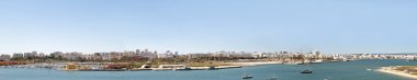 Panorama on Portimao in the Algarve Portugal clipart