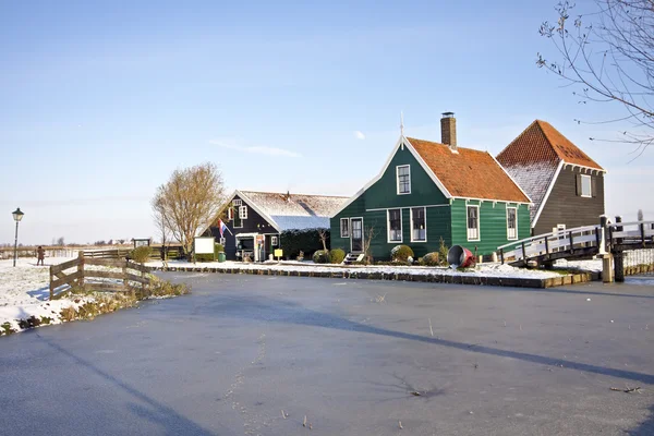 Traditionele Nederlandse huizen — Stockfoto