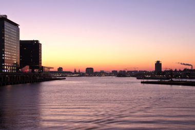 Amsterdam skyline clipart